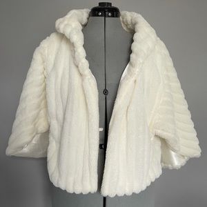 Faux fur stole